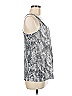 Luigi Bertolli Silver Sleeveless Top Size M - photo 3