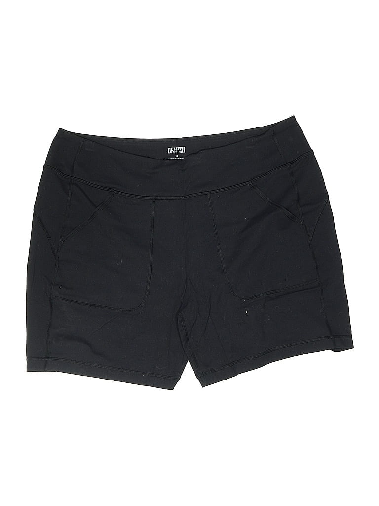 Duluth Trading Co. Solid Black Athletic Shorts Size 1X - photo 1