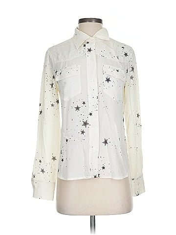 A.L.C. Long Sleeve Silk Top (view 1)