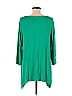 Zenergy by Chico's Green 3/4 Sleeve T-Shirt Size M - photo 2
