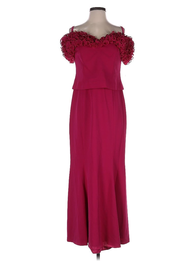 Click to view more detailed imagery on our partner's website Pre-owned Daymor Couture Cocktail Dress In Burgundy