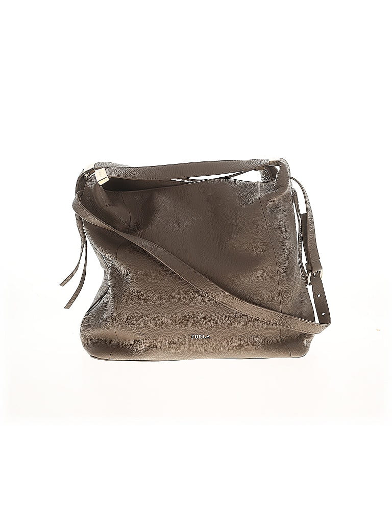 FURLA Gray Brown Satchel One size - photo 1