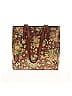 Patricia Nash Floral Brown Yellow Leather Satchel One size - photo 3
