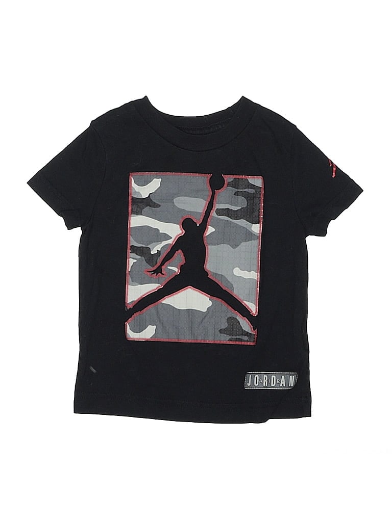 Air Jordan Camo Black Short Sleeve T-Shirt Size 2T - photo 1