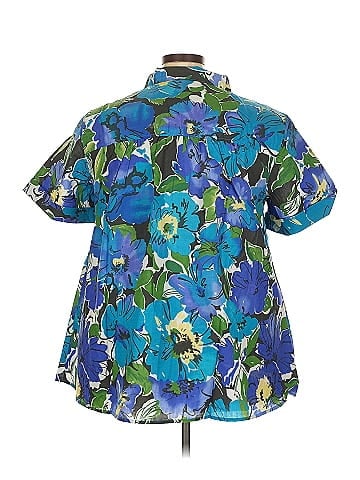 Roaman's Short Sleeve Blouse (view 2)