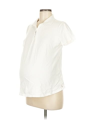 Liz Lange Maternity Short Sleeve Polo (view 1)