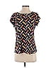 Cynthia Rowley 100% Polyester Black Short Sleeve Blouse Size S - photo 1