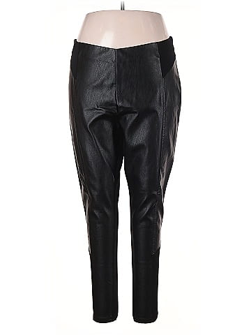 Avenue Faux Leather Pants (view 1)