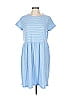 Ann Taylor LOFT Outlet Stripes Blue Casual Dress Size M - photo 1