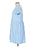 Ann Taylor LOFT Outlet Stripes Blue Casual Dress Size M - photo 5