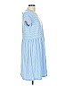 Ann Taylor LOFT Outlet Stripes Blue Casual Dress Size M - photo 4