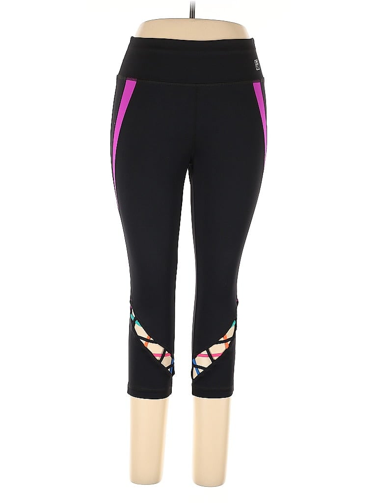 Fila Sport Color Block Black Active Pants Size L - photo 1