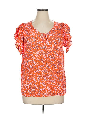 Ann Taylor LOFT Short Sleeve Blouse (view 1)