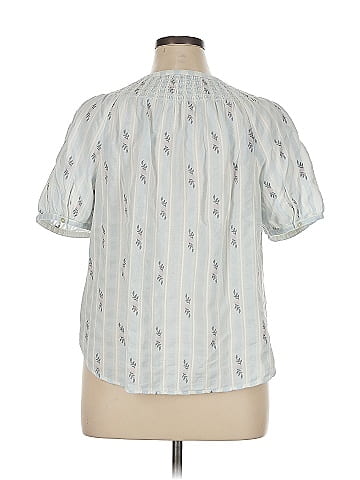 Ann Taylor LOFT Short Sleeve Blouse (view 2)