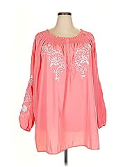 Woman Within 3/4 Sleeve Blouse