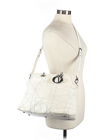 Christian Dior Lambskin Cannage Medium Granville Satchel (view 2)