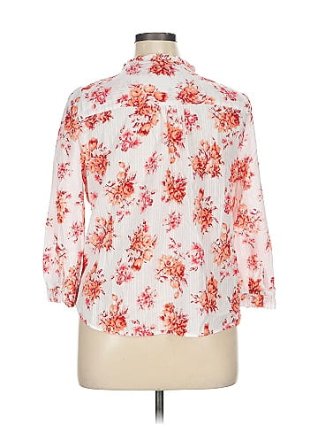 Ann Taylor LOFT 3/4 Sleeve Blouse (view 2)