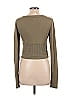 Out From Under 100% Polyester Tan Green Long Sleeve Top Size L - photo 2