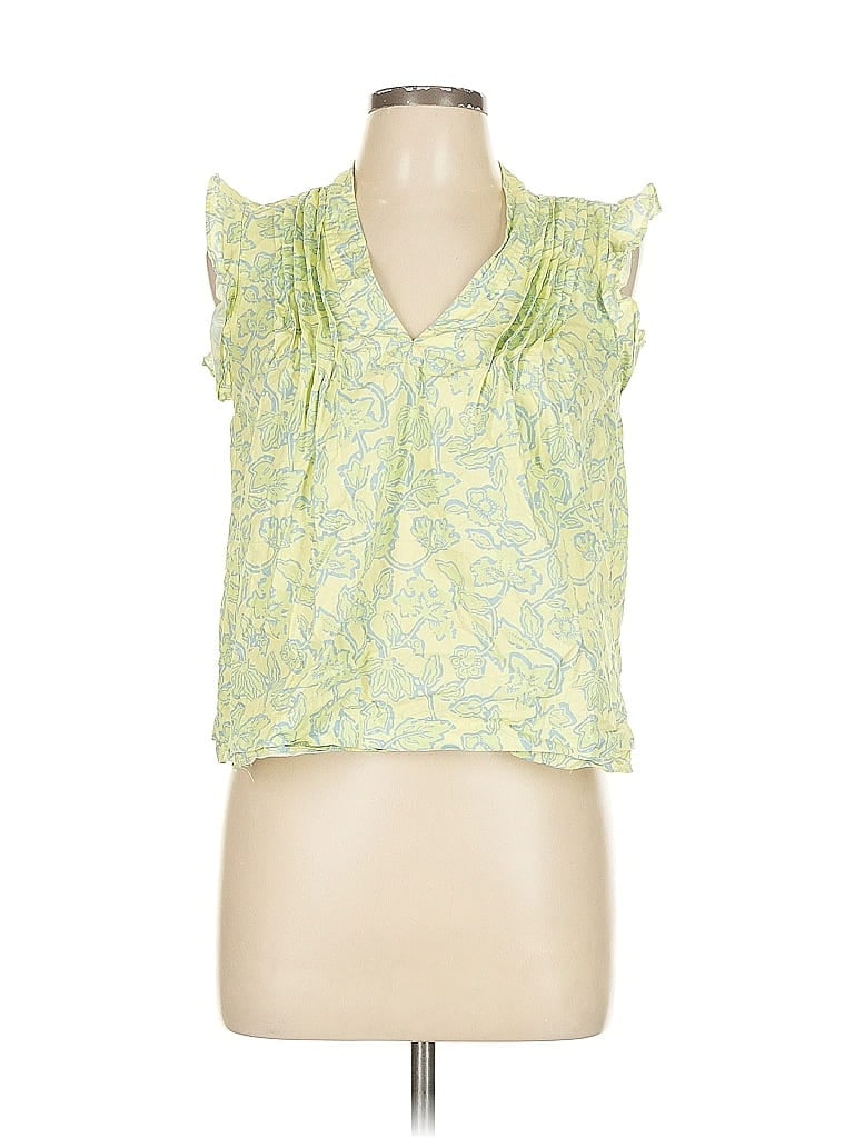Pre-owned Derek Lam Collective Sleeveless Blouse In Green