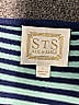 Sail to Sable Stripes Blue Casual Dress Size L - photo 6