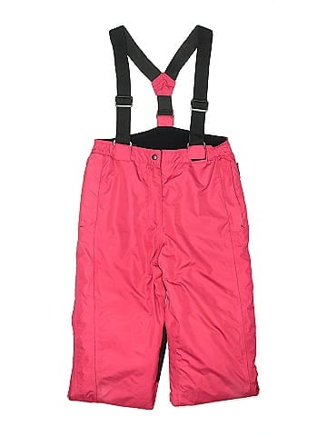Black Crane Snow Pants With Bib (view 1)
