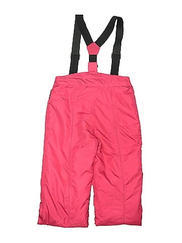 Black Crane Snow Pants With Bib (view 2)