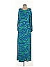 IMAN Teal Casual Dress Size S - photo 1