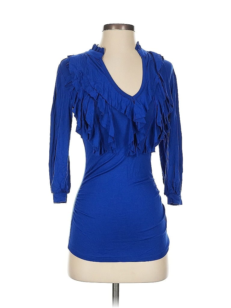 Arden B. Blue 3/4 Sleeve T-Shirt Size XS - photo 1