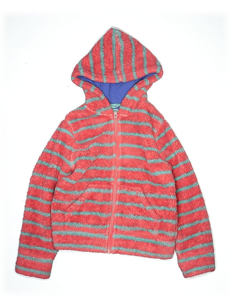 Mini Boden 100% Polyester Stripes Red Pink Jacket Size 9 - photo 1