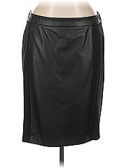 Kasper Faux Leather Skirt