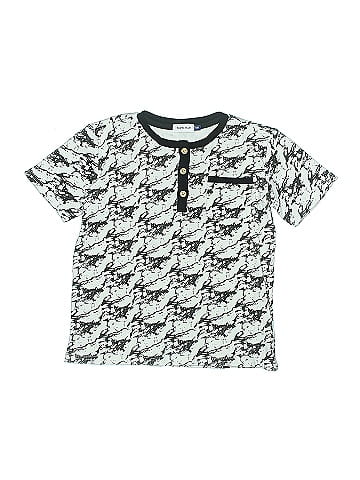 Pastel Blue Short Sleeve Henley (view 1)