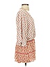 Elan 100% Rayon Paisley Ivory Pink Romper Size S - photo 4