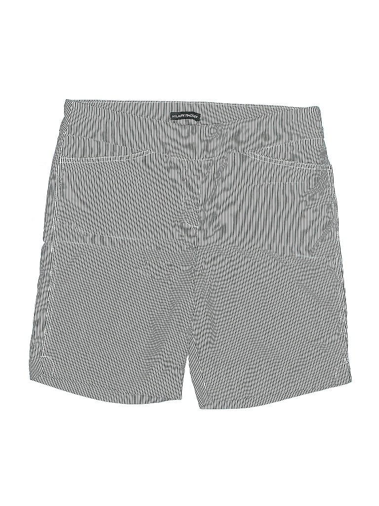 Hilary Radley Chevron-herringbone Gray Shorts Size L - photo 1