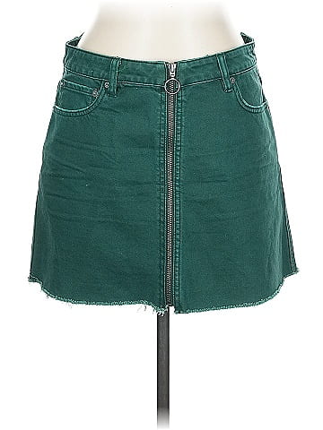 We the Free Denim Skirt (view 1)