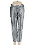 Insight Metallic Silver Casual Pants Size 4 - photo 1
