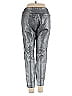 Insight Metallic Silver Casual Pants Size 4 - photo 2