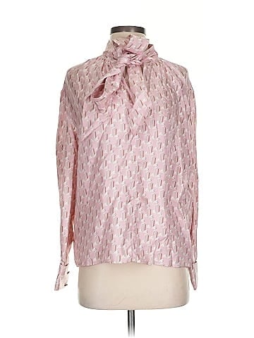 Lanvin Long Sleeve Silk Top (view 1)