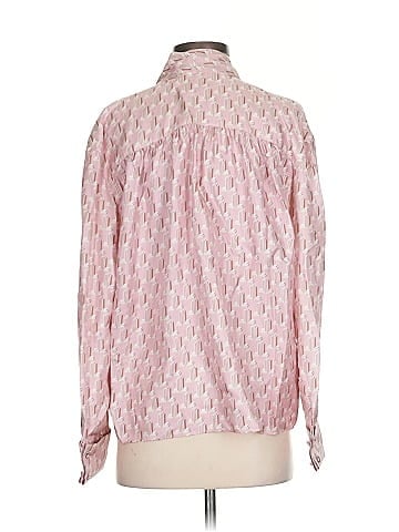 Lanvin Long Sleeve Silk Top (view 2)