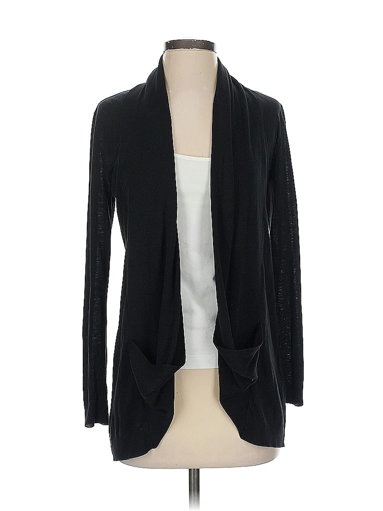 Pre-owned Massimo Dutti Cardigan Sweater In Black