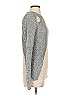 BCBGMAXAZRIA Color Block Gray Pullover Sweater Size XXS - photo 4