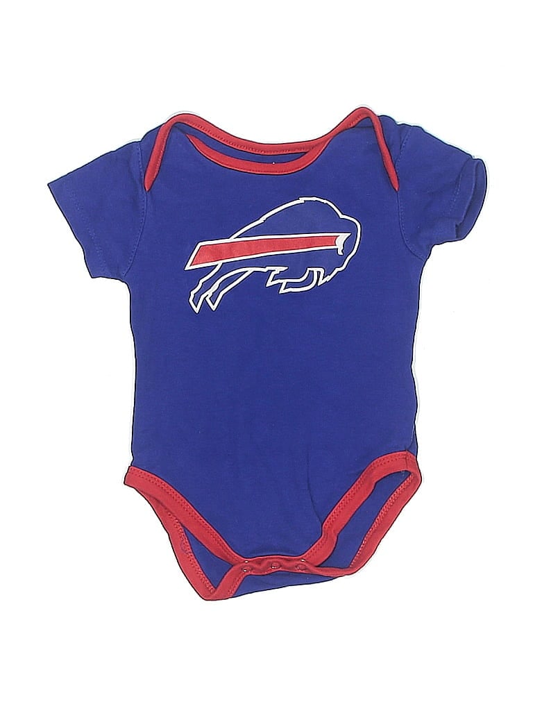 NFL 100% Cotton Blue Short Sleeve Onesie Size 6-9 mo - photo 1