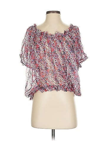 Et Vous Short Sleeve Silk Top (view 1)