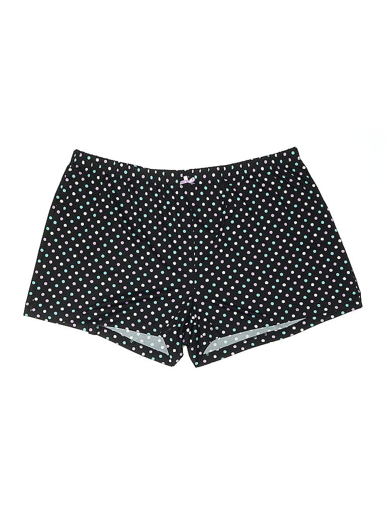 Just Be... Polka Dots Black Shorts Size 2X - photo 1