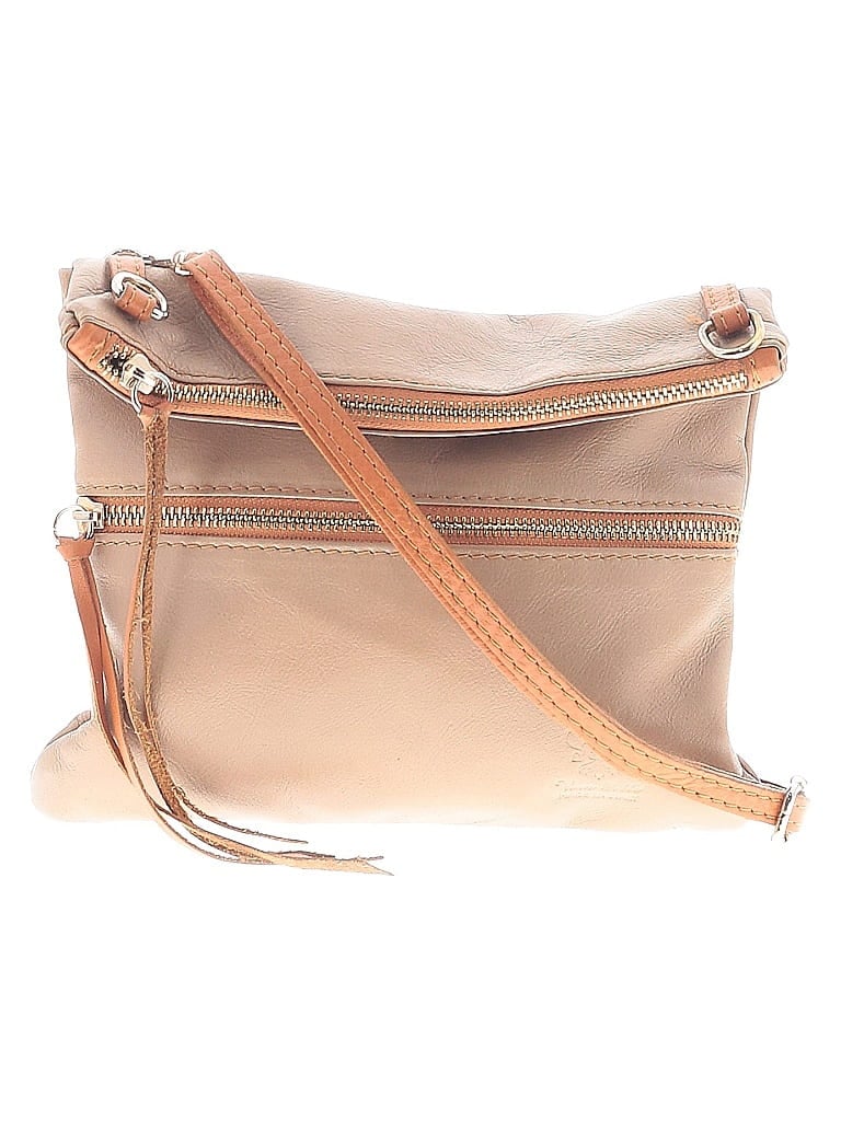 Borse in Pelle 100% Leather Tan Leather Crossbody Bag One size - photo 1