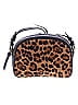 J.Crew 100% Leather Animal Print Brown Tan Leather Crossbody Bag One size - photo 1