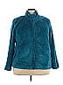 Woman Within 100% Polyester Teal Fleece Size 22 - photo 1