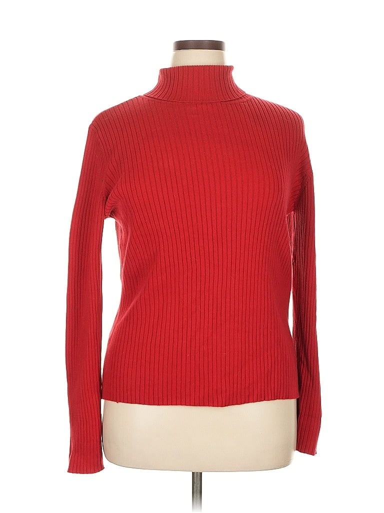 Chadwicks Red Turtleneck Sweater Size XL - photo 1