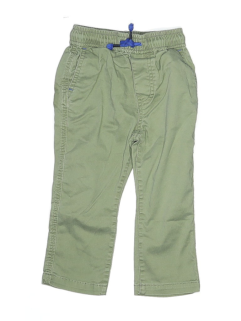 Mini Boden Solid Green Khakis Size 18-24 mo - photo 1