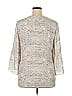Violet & Claire 100% Polyester Gray 3/4 Sleeve Blouse Size XL - photo 2