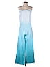 Young Fabulous & Broke Color Block Blue Teal Jumpsuit Size S - photo 1